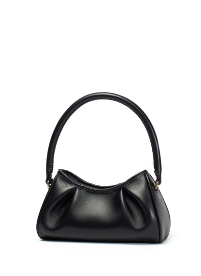 Small Dimple Leather Black