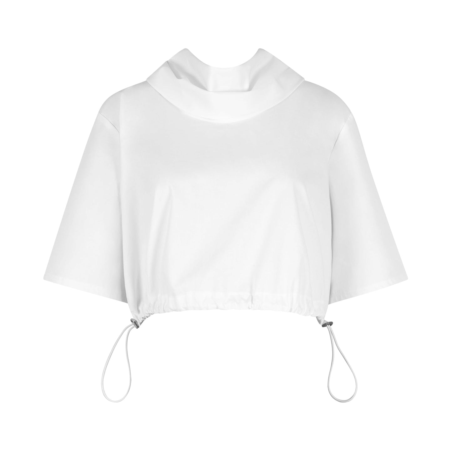 Drawstring Cropped Top