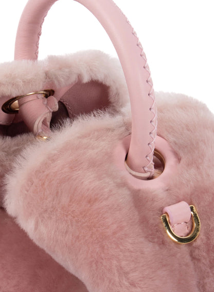 Baozi Shearling Montone Pink