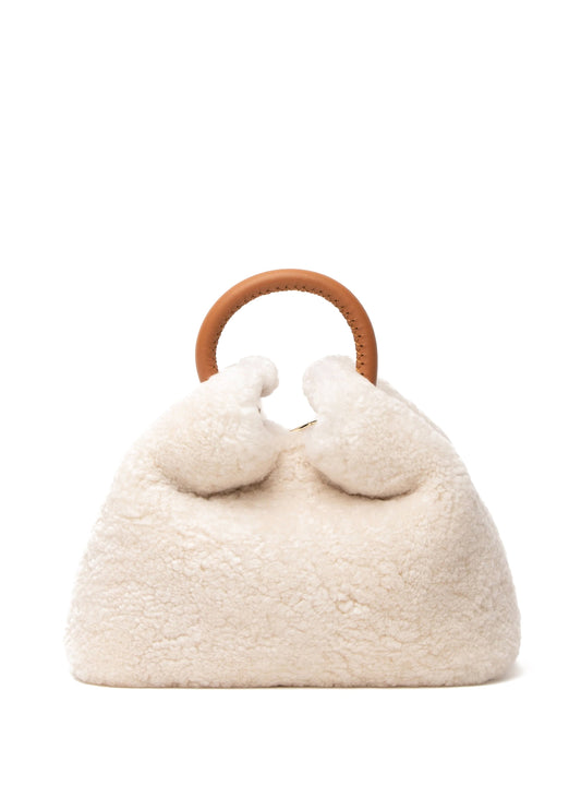 Baozi Shearling Teddy White/Caramel