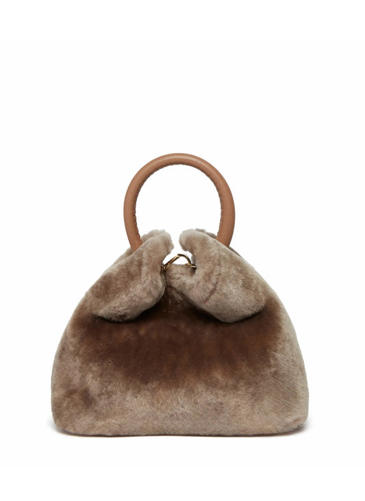 Baozi Shearling Montone Taupe