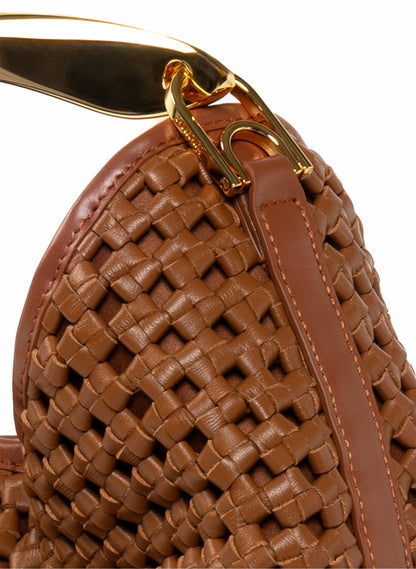 Boomerang Woven Leather Cognac-Pre order delivery in 3 weeks