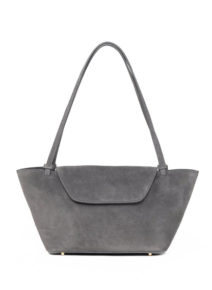 Courrier Tote Suede Grey