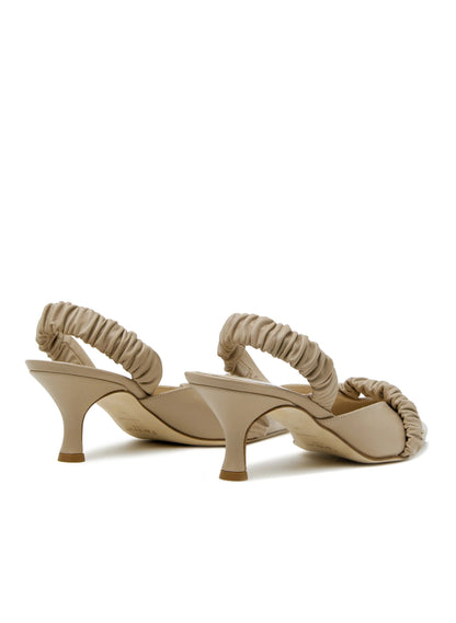 Chouchou Slingback Heel Taupe