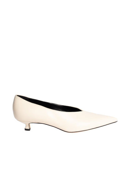 Vivian Pumps Leather Cream