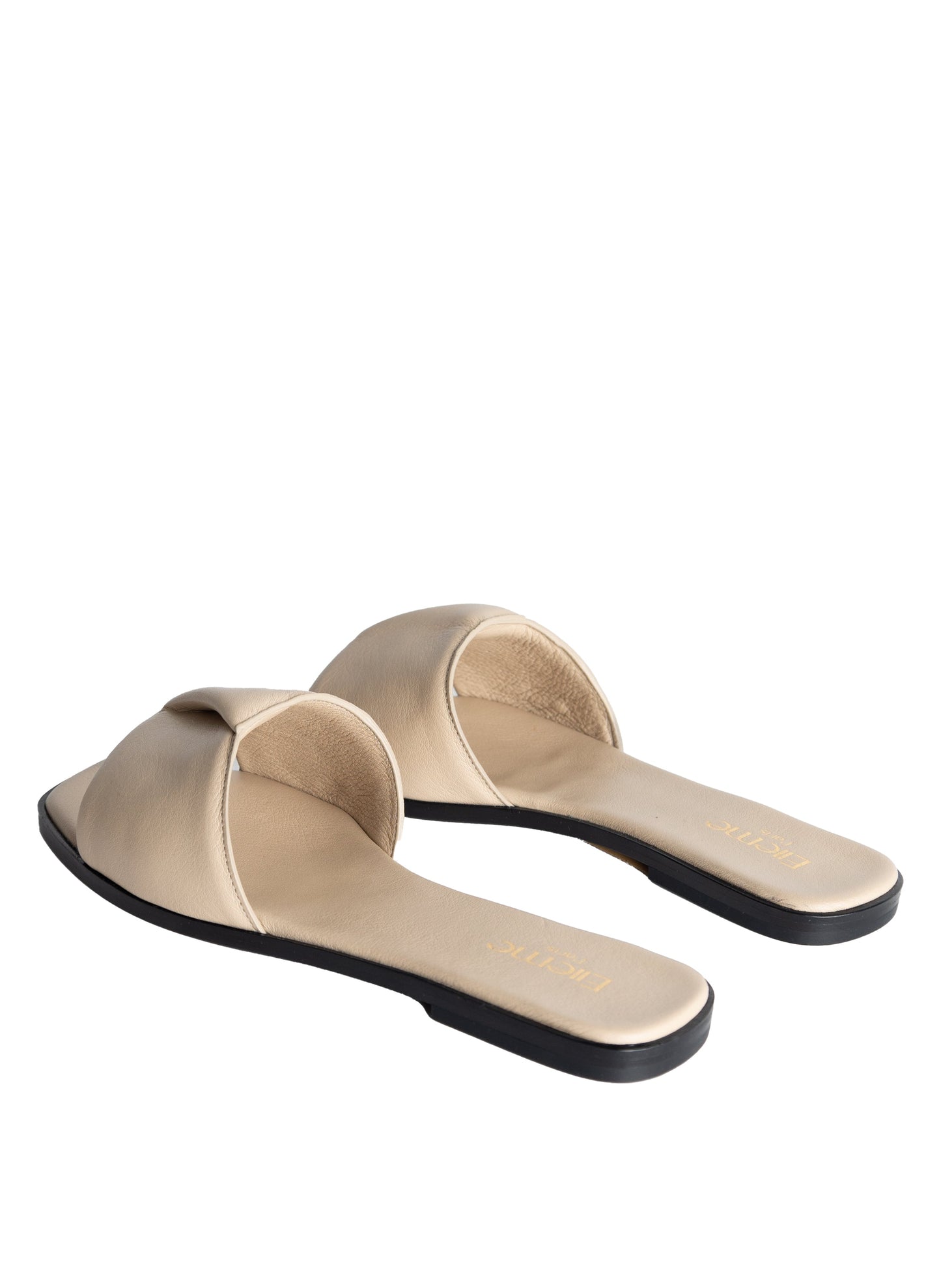 Fold Sandal Cream/Black