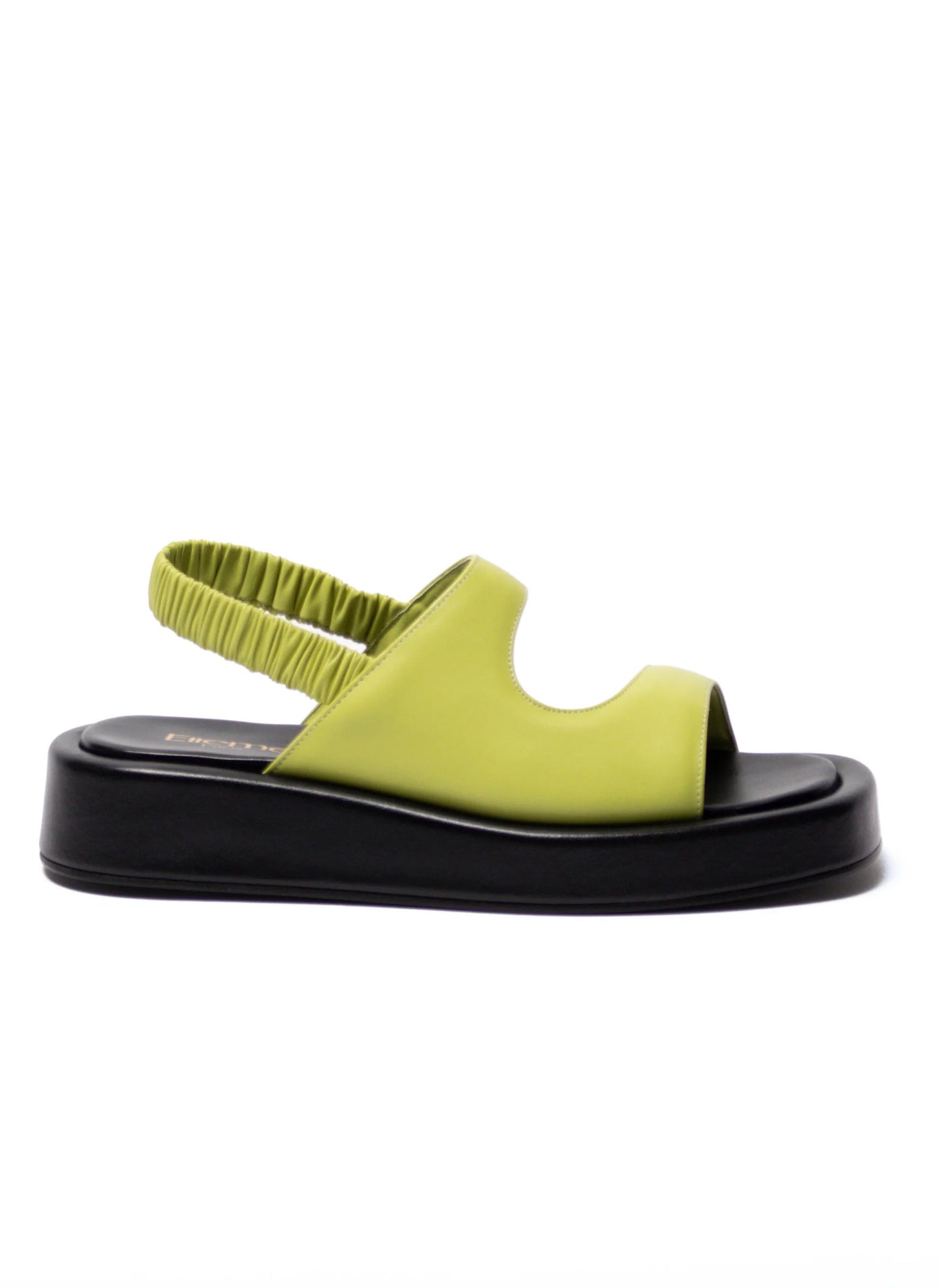 Gemini Puffy Slingback Lime/Black