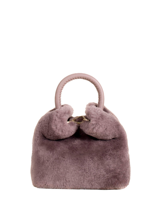 Madeleine Shearling Montone Mauve