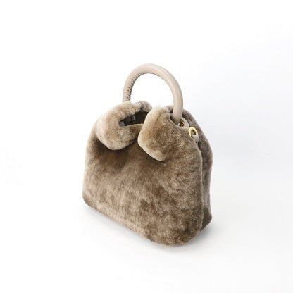 Madeleine Shearling Montone Taupe