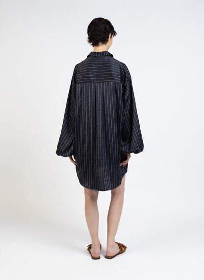 Oversized Shirt/Navy White