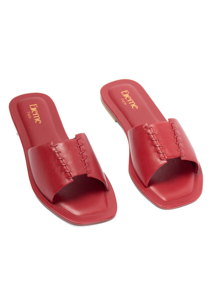 Sandal Stitch Berry Red