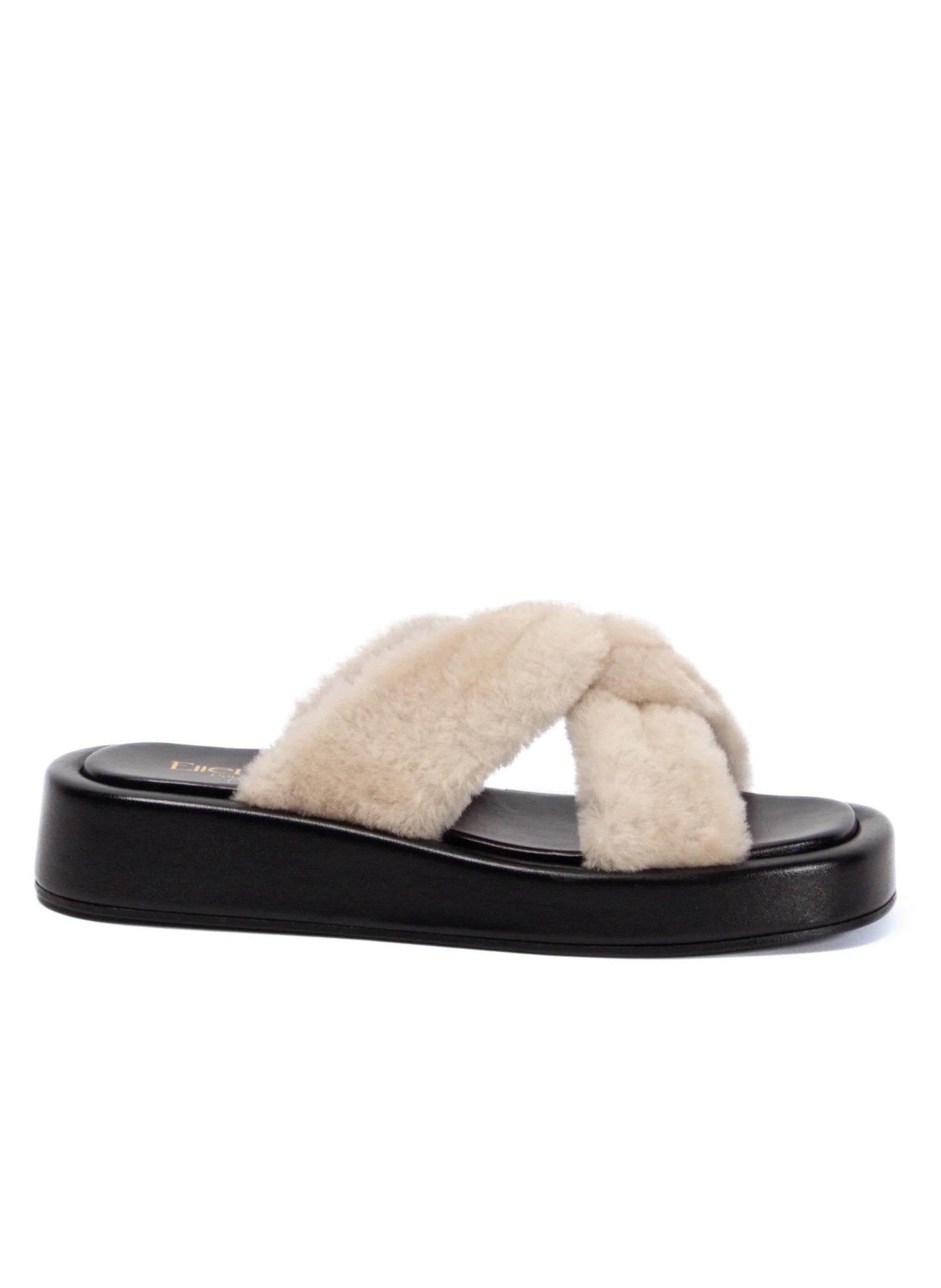 Tresse Shearling Black/ Beige