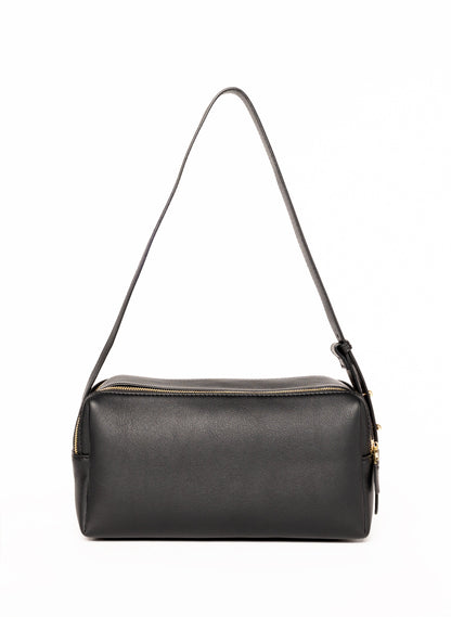 Trousse Pebbled Leather Black