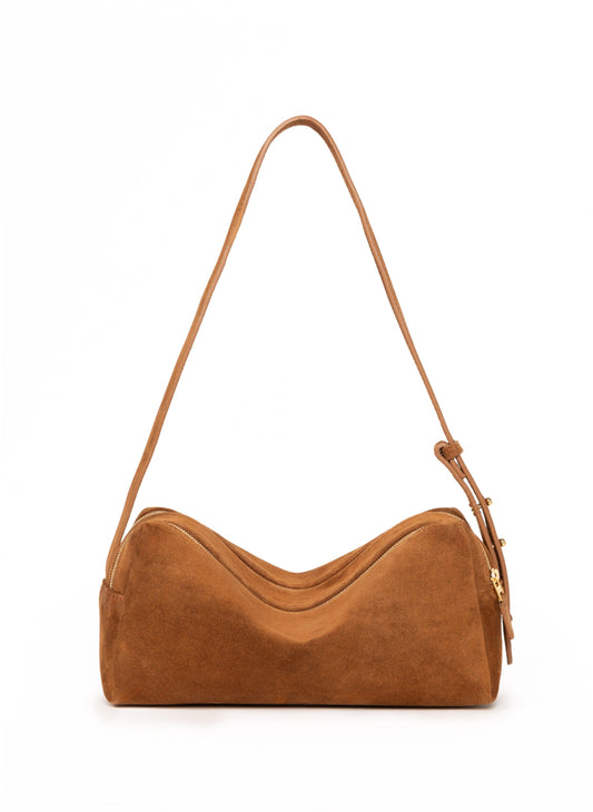 Trousse Suede Cognac