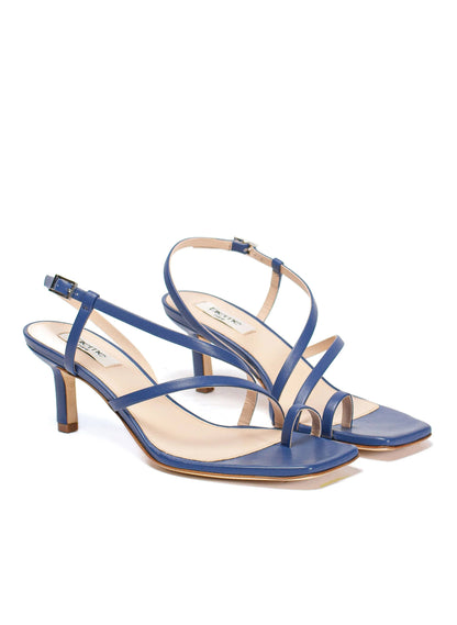 Twist Sandal  Leather Riviera Blue